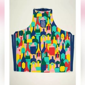 I'VE HEARD GOOD THINGS ABOUT WINE KITCHEN APRON Blue Q - Brand New, Fun Gift!🎁